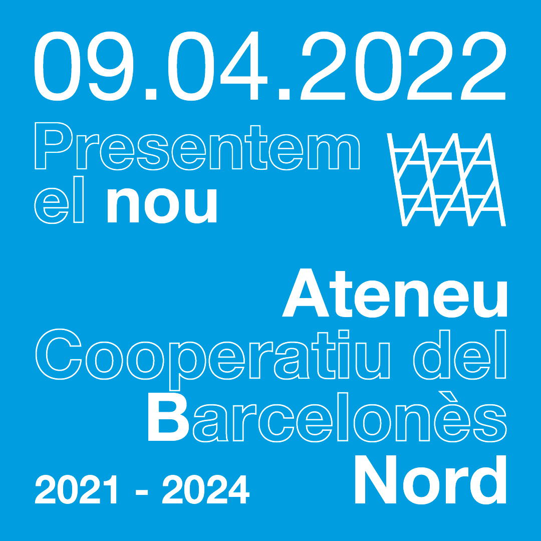 AteneuBNord's tweet image. Dissabte 🗓️ 9/4/2022 - 11h - Teatre Zorrilla
📌 Cita amb el cooperativisme a Badalona
⚙️Presentarem la nova etapa de l'Ateneu i el nou cercle de cultura.
⚙️Taula rodona sobre cooperativisme i cultura
⚙️Comptarem amb @josep_vidal Dir.Gral @econ_socialcat 
ateneubnord.cat/agenda/present…