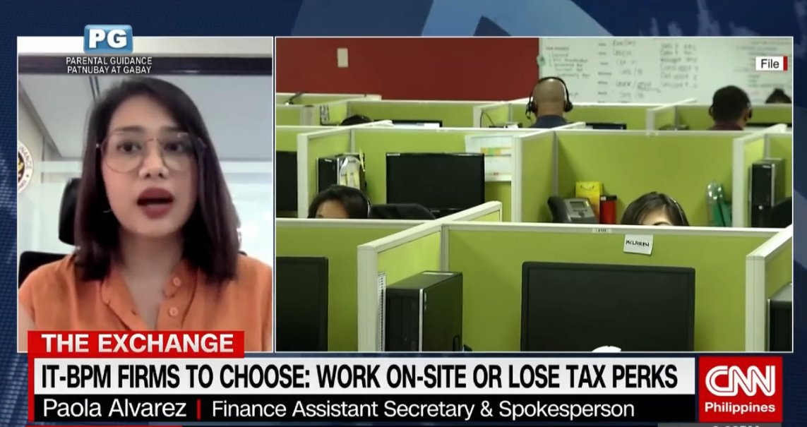 CNN Philippines on Twitter "DOF Asec Paola Alvarez on ITBPM firms
