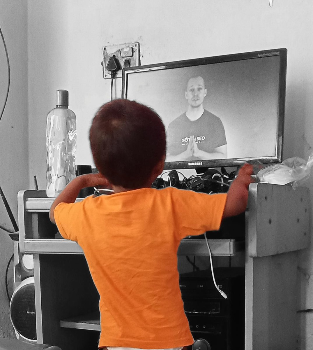 Look <a href="/nathangotch/">Nathan Gotch</a>  who is watching your SEO videos... My son Areeb Biswas.

I watch every day your videos about SEO and backlinks.