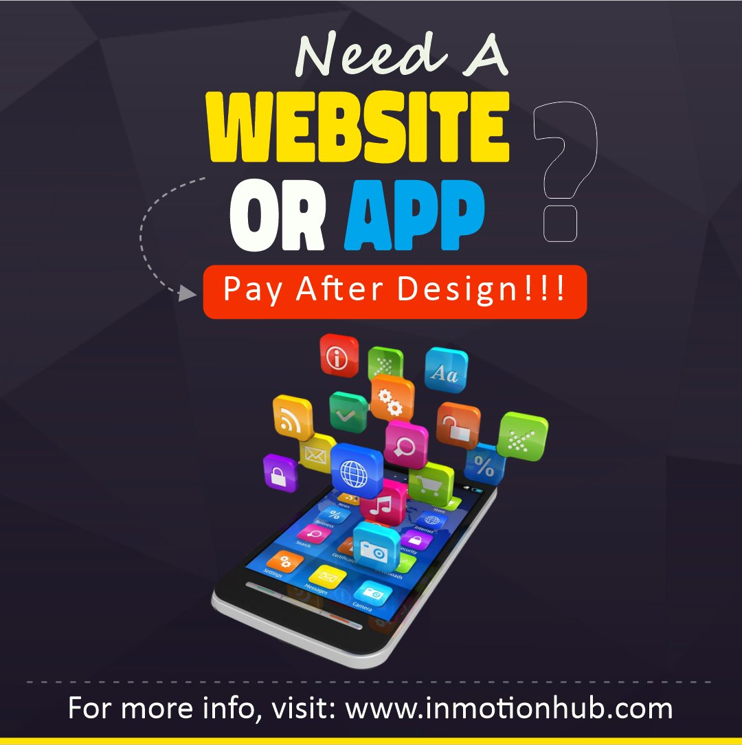 ValidProfits's tweet image. Need a website?
Get it done at inmotion ict hub
call 09060400096
#Tuchel 
#Grammy 
#Arteta