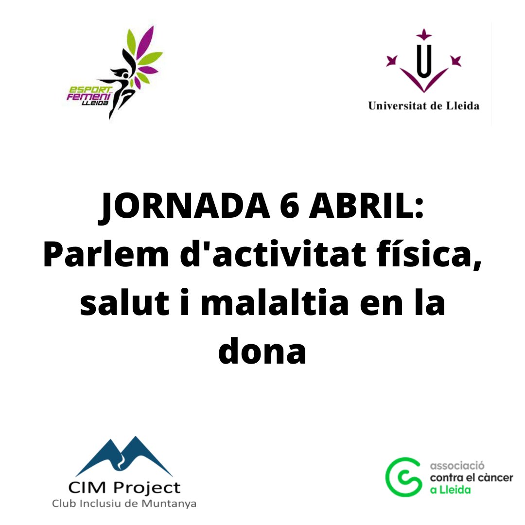 somcimproject's tweet photo. 🗓️ 6 d'abril a les 17h
📌 Aula Magna de la facultat de medicina de Lleida.
🪙 Sense cost.
#projectcim #esportfemenilleida #universitatlleida #aecclleida #esports #sport #dona https://t.co/N5UJ2qCwz0