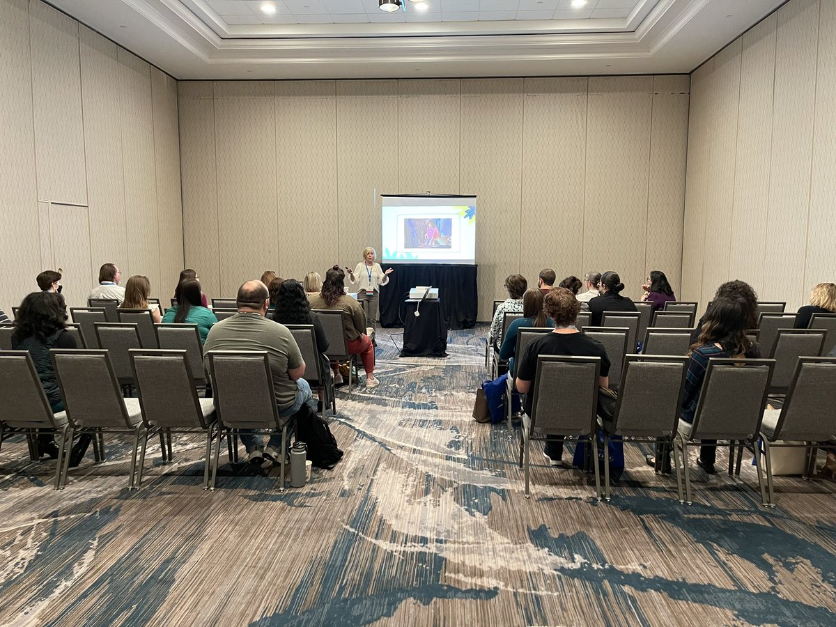 _savwilson_'s tweet photo. @carmenscoggins is helping prep all our #SCOLT22 first-timers! Lots of excellent conference tips and strategies to get people pumped up and ready to learn! https://t.co/oWE5uJQmbg