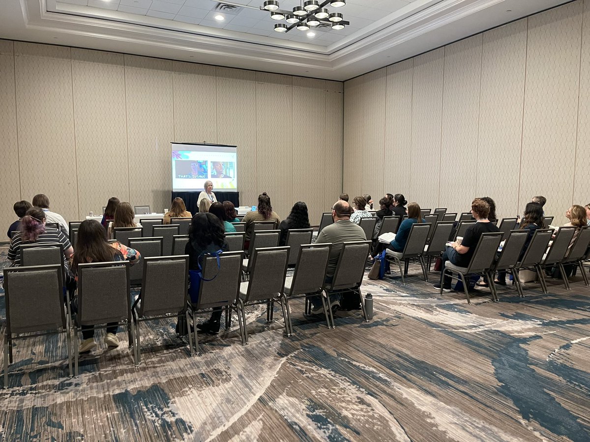 _savwilson_'s tweet photo. @carmenscoggins is helping prep all our #SCOLT22 first-timers! Lots of excellent conference tips and strategies to get people pumped up and ready to learn! https://t.co/oWE5uJQmbg