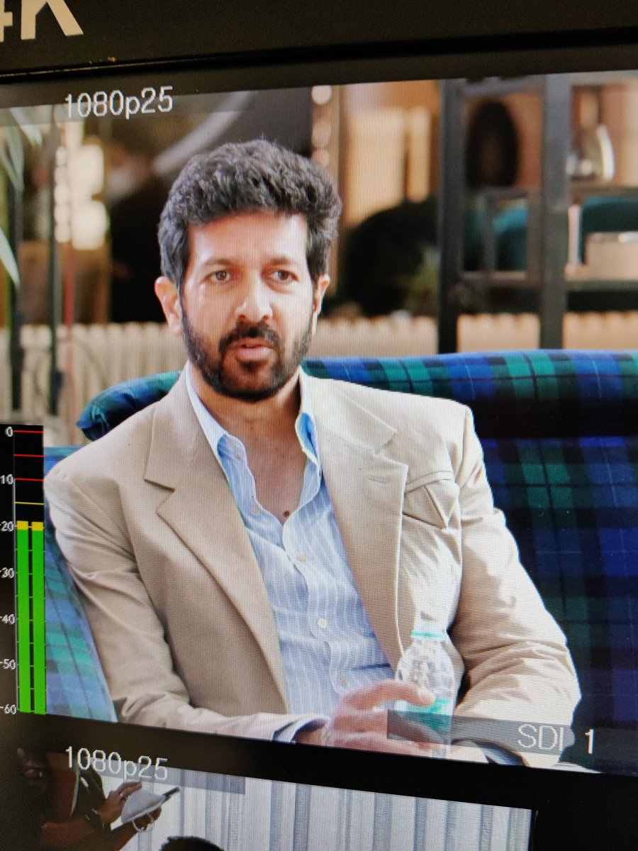 indu_r's tweet photo. So exciting to work on a show with powerhouse director @kabirkhankk thank you for fab time talking about your films esp #83thefilm! @LocalMeinVocal 

#newshowalert https://t.co/MMJNyxroV1
