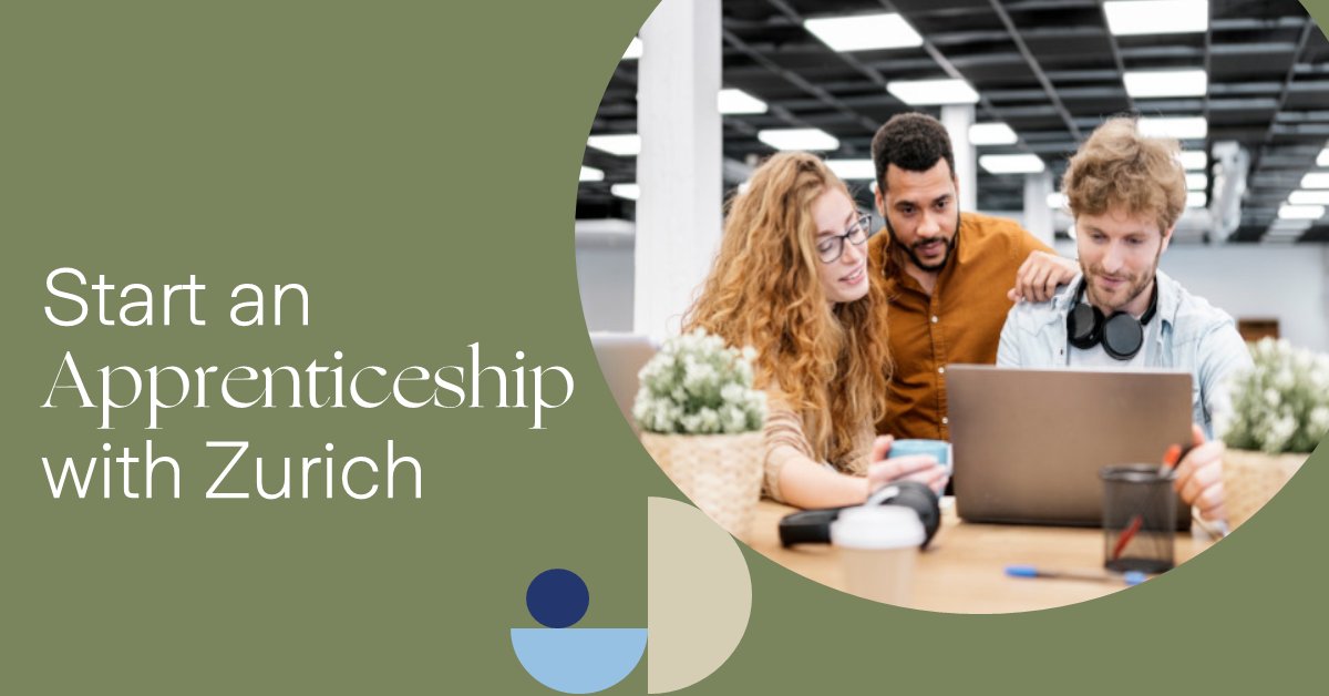 Zurich_Irl's tweet photo. Starting an Apprenticeship with Zurich means you can begin your career in Insurance and earn while you gain a Degree.
To find out more about the programme, or to apply today, visit https://t.co/kDiInpwPMp
#apprenticeship #irishjobs #insurancecareers #insuranceapprentice https://t.co/gL6FlhNkBs