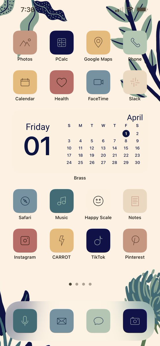 tiffarment's tweet image. Home-screen refresh  🪴

Learning the appeal of this shortcut stuff. 

#notaboomer