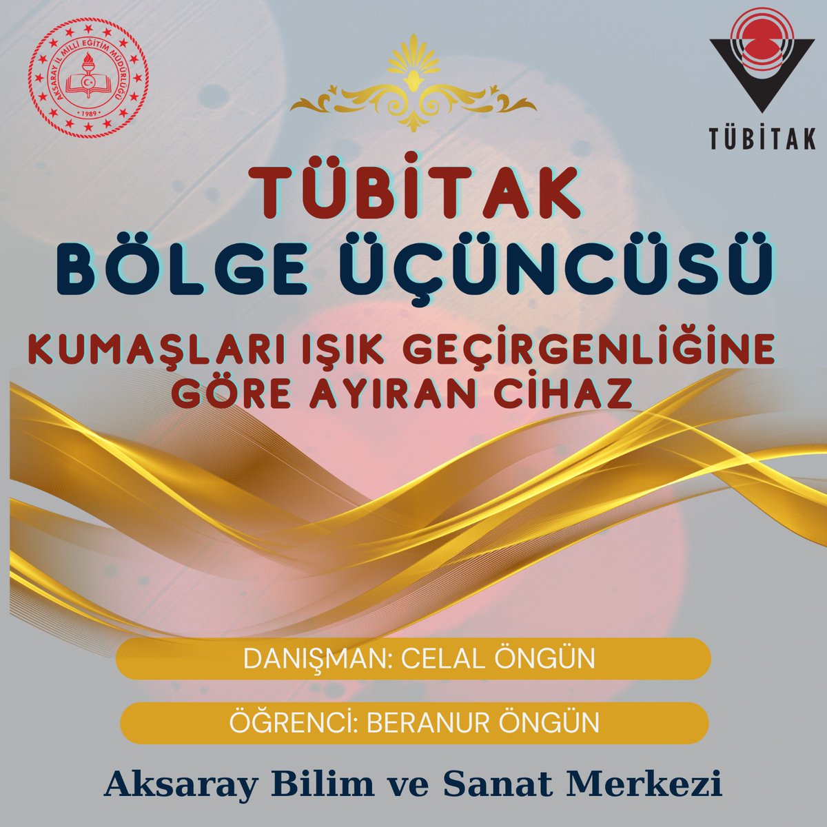 🥈🥈🥉Sekiz projeyle katıldığımız, Sivas’ta gerçekleşen, Tübitak 2204-B Ortaokul Öğrencileri Araştırma Proje Yarışmaları  Bölge Finalinde öğrencilerimiz iki gümüş, bir bronz madalya kazandılar.
Aksaray’ı başarıyla temsil eden öğrenci, öğretmen ve yöneticilerimizi tebrik ediyoruz.