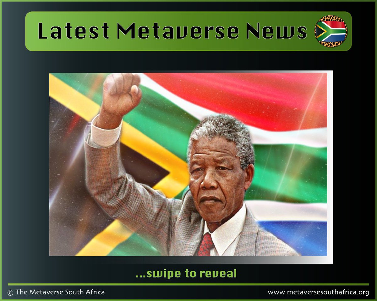 MetaverseSA's tweet photo. An NFT item of former president Nelson Mandela recently fetched just under R2 000 000.00 at an auction facilitated by South African NFT marketplace @MomintNFT.  #NFTCommunity #nftnews #Metaverse #SouthAfrican 

Check it out here!
https://t.co/YQ7ykRZ2uV https://t.co/EsZDH5Kwrk