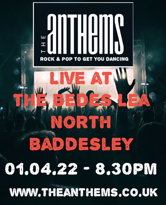 AnthemsCovers's tweet photo. Looking for something to do tonight? Come have a party with us! https://t.co/eUAmoyZqlL