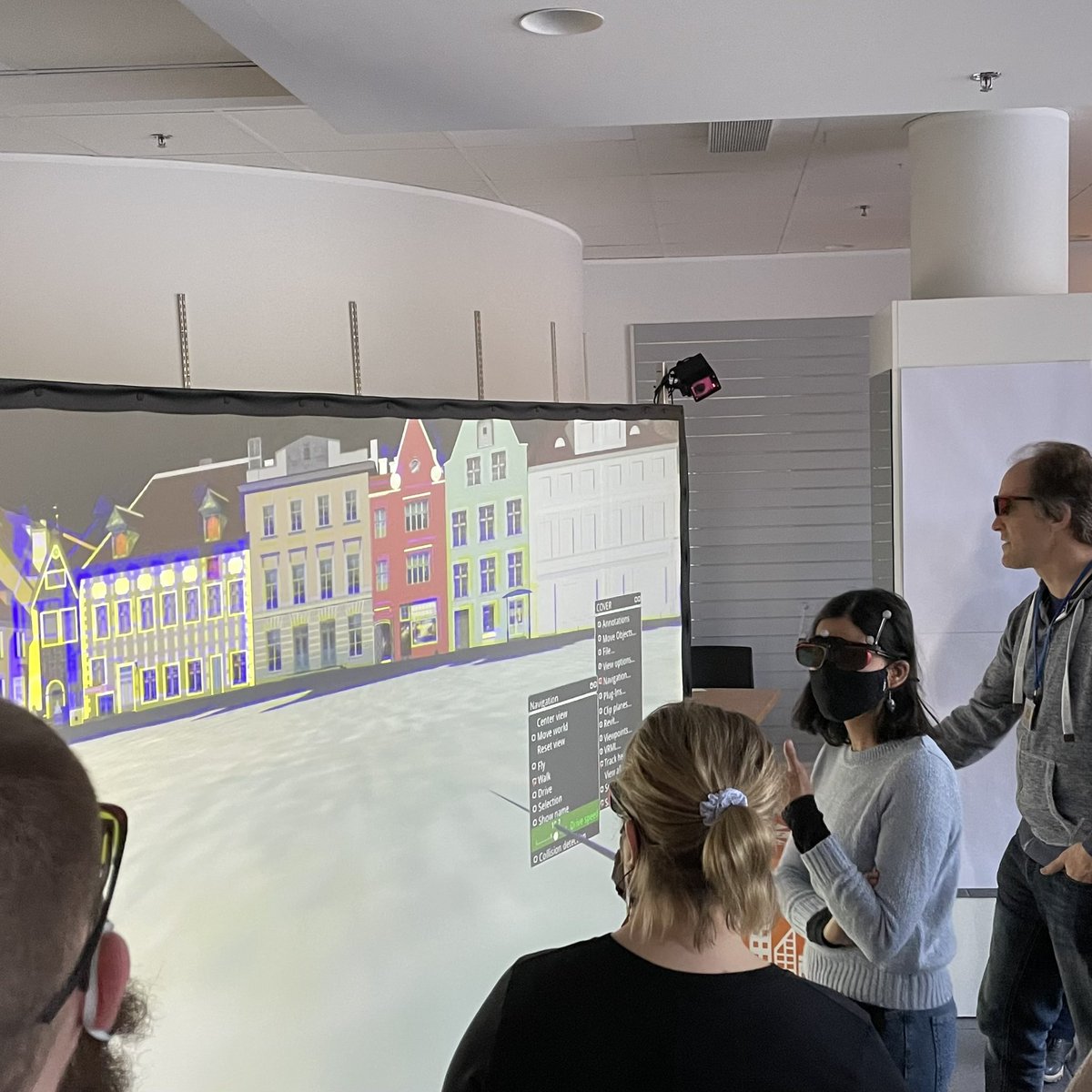 pilvinummi's tweet photo. How would interactive #3D tools fit to #urbanplanning practices? This week new innovative tools developed by researchers from @AaltoUniversity @TallinnTech and HRLS Stuttgart were tested in Tallinn City Planning HUB together with prospective users @FinEstSmartCity #eplanning https://t.co/w2I4gna7P4
