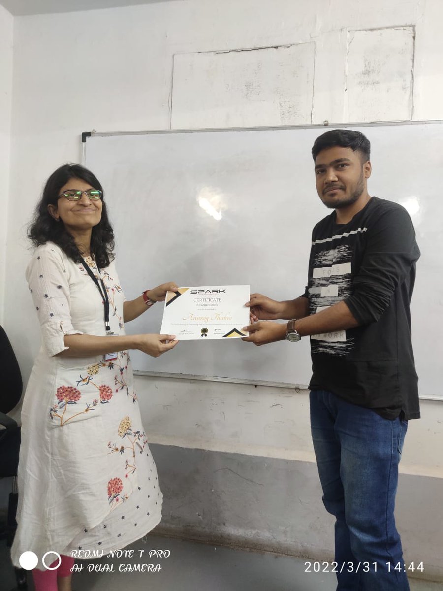 SPARK3E's tweet image. Spark IT congratulates all the best ‘python’ performers and wishes them all the best for their future endeavours.
For More information please call on 90499 86158 OR Please visit spark3e.com
#FullStackDevelopmentTraining #pythonlearning #djangoframework #SPARK3E