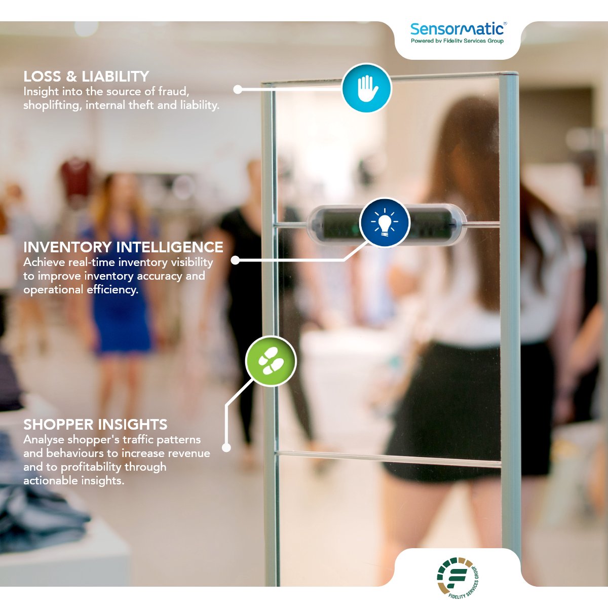 Fidelity_Secure's tweet photo. 1 technology to manage it all, Sensormatic® gives your business the edge from start to finish.

#FidelityServicesGroup #Sensormatic #RetailManagementSolutions https://t.co/sLPolmZCxT