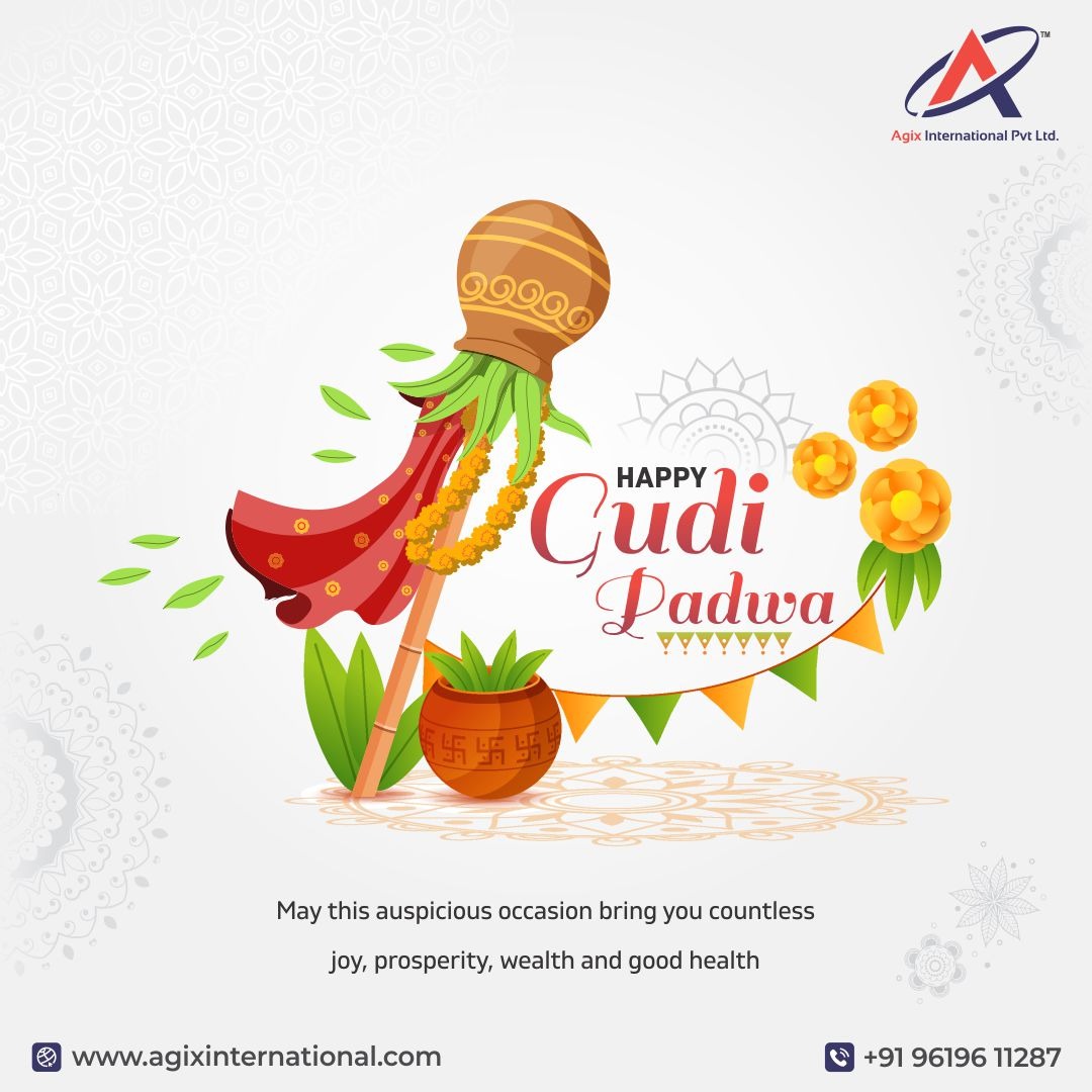 agixgroup's tweet photo. May you find new avenues of success and may your life be fulfilling. May the festival of Gudi Padwa bring you luck, success and happiness. Wishing you Gudi Padwa that is full of fun and frolic!
.
.
.
#agixinternational #gudipadwa #satara #mumbai #gudipadwaspecial #marathi https://t.co/lUKeGeMqpe