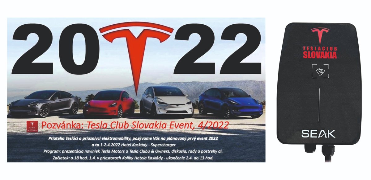 We are starting cooperation with <a href="/Tesla/">Tesla</a> Club Slovakia.
#ev #evcharging #lumicharger #tesla #cooperation