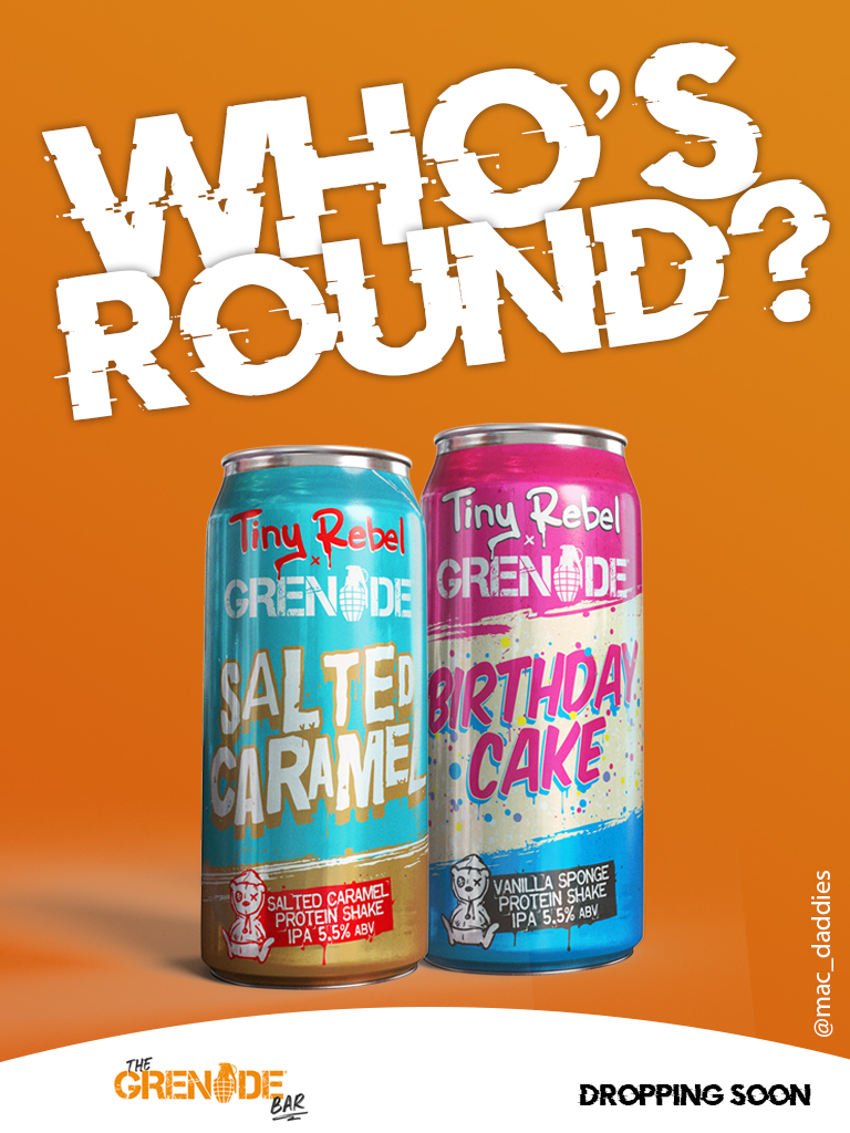 Idea for <a href="/grenadeofficial/">Grenade</a>'s very first #TheGrenadeBar <a href="/OneMinuteBriefs/">One Minute Briefs ⏱️</a>