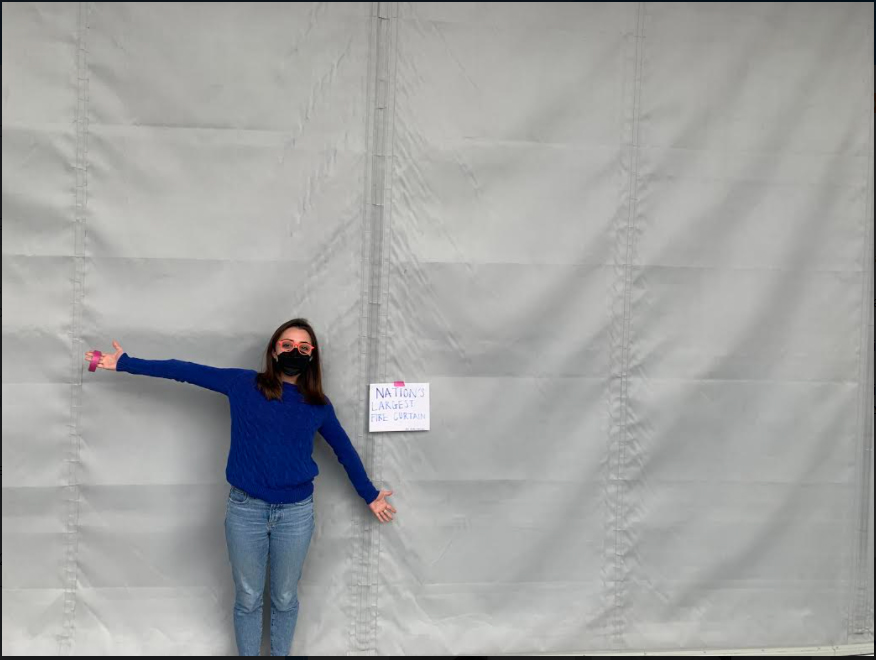 UMichEEB's tweet photo. DID YOU KNOW? The Biological Sciences Building @UMich BOASTS the WORLD'S LARGEST SMOKE CURTAIN! New on #EEBlog by @EmCLaub featuring @juanita_p_s and @smokey_bear #AprilFoolsDay #NotAprilFools #UMichBSB Attn pls @GWR https://t.co/z6i59aXhRk 🙃😮🤩 https://t.co/MpYiF5srmp
