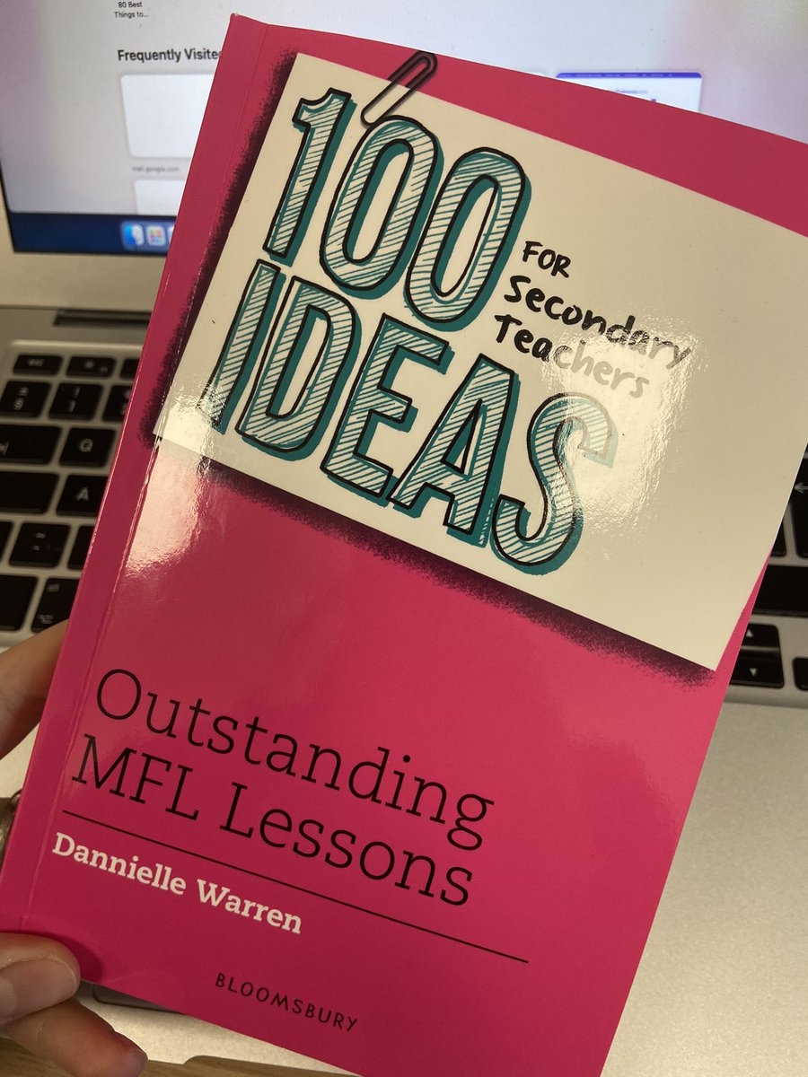 birchMFL's tweet photo. It’s the last day at my second placement school today! I have been gifted this, looking forward to reading the ideas!! #mfl #mflteachers #mfltwitterati #secondary https://t.co/13EKdA9dKn