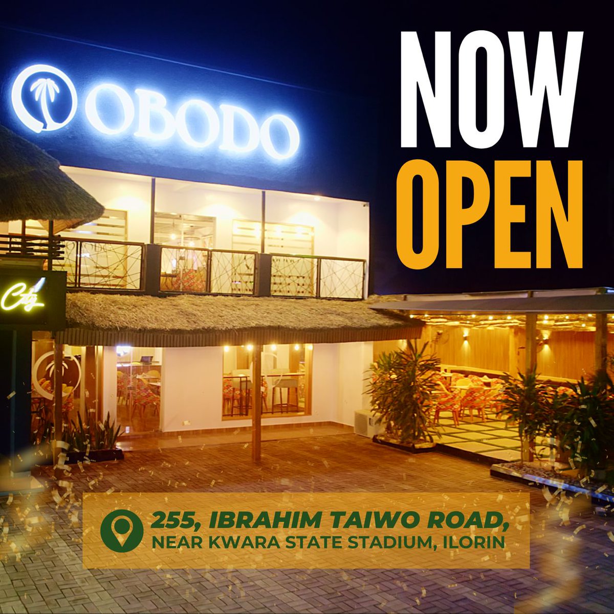 We're officially open for Business 🎊🤸💃🕺💃. All set and ready to give you a great experience. 📍 255 Ibrahim Taiwo Road Ilorin #ilorin