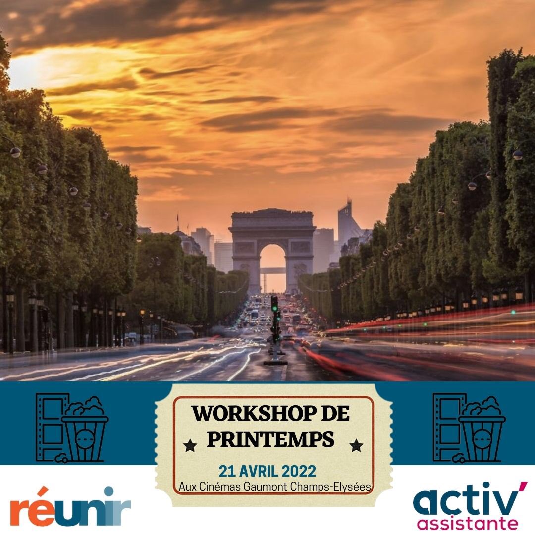 Bonjour à tou(te)s!Venez rencontrer nos exposants le 21 avril prochain de 9h à 14h sur la Plus Belle Avenue du Monde!
Rendez-vous aux cinémas Pathé-Gaumont pour notre grand workshop de printemps sera suivi d’une projection privée!
lnkd.in/dDyg8qXx
#workshop #ChampsElysees