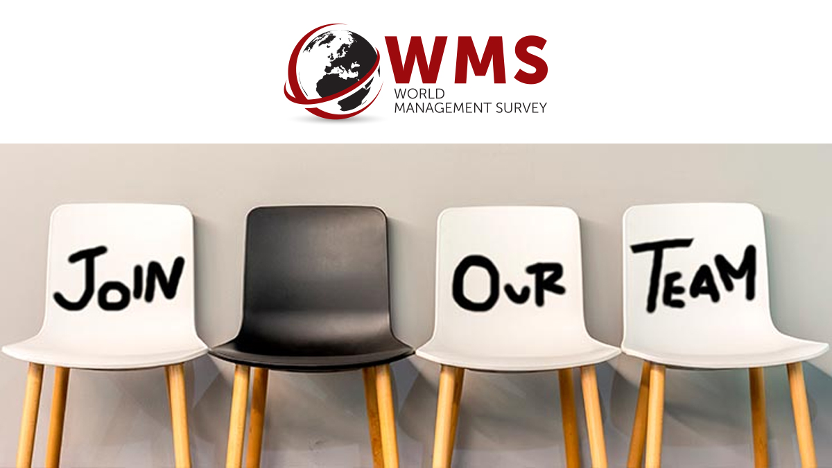 Centre for Economic Performance (@cep_lse) on Twitter photo VACANCIES: <a href="/thewmsproject/">WMS ManagementSurvey</a> are seeking over 20 interns for full time work on the 2022 wave of the World Management Survey. For full details and to apply, visit: worldmanagementsurvey.org/current-jobs/ VACANCIES: <a href="/thewmsproject/">WMS ManagementSurvey</a> are seeking over 20 interns for full time work on the 2022 wave of the World Management Survey. For full details and to apply, visit: worldmanagementsurvey.org/current-jobs/