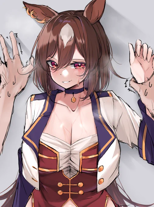 シリウスシンボリ描いてる途中です
#ウマ娘 