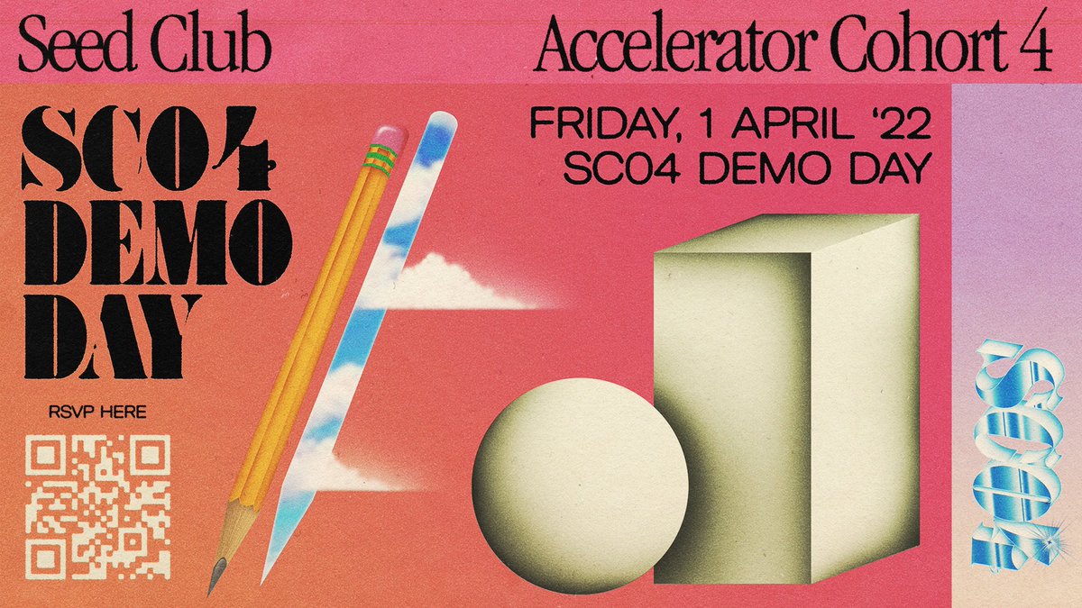 Today is SC04 Demo Day! Find us on the @SeedClubHQ discord stage from 10-12 PST with our fellow SC04 cohort friends!

<a href="/thedestinymagi/">Destiny Magi</a> <a href="/twalixyz/">twali xyz (♟,♟)</a> <a href="/_GYOC/">Grow Your Own Cloud (🧬,🌳)</a> <a href="/songadaymann/">17 years of song a day</a> <a href="/Pentagraph_/">Pentagraph 🔥⛰️ 🏰</a> <a href="/CafeteriaDAO/">Caféteria DAO 🧃</a> <a href="/bondwithmochi/">Mochi! (｡◕◡◡◕｡)</a> <a href="/metalabel_xyz/">Metalabel</a> @_KaliDAO <a href="/ProofStory/">Proof of Story</a> 

lu.ma/4on2n3hv