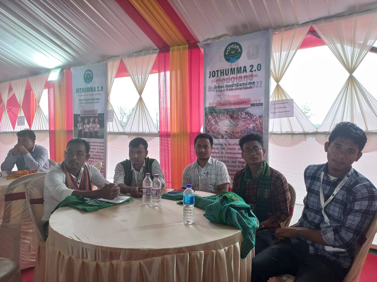 jothumma's tweet photo. 2nd Day of Jothumma 2.0 has started with a session on Aspirations of Native Youths, Constitutional Safeguards and Tribal Autonomous Councils. 
#jothumma #tribal #YouthConclave https://t.co/NagwS6pYcJ