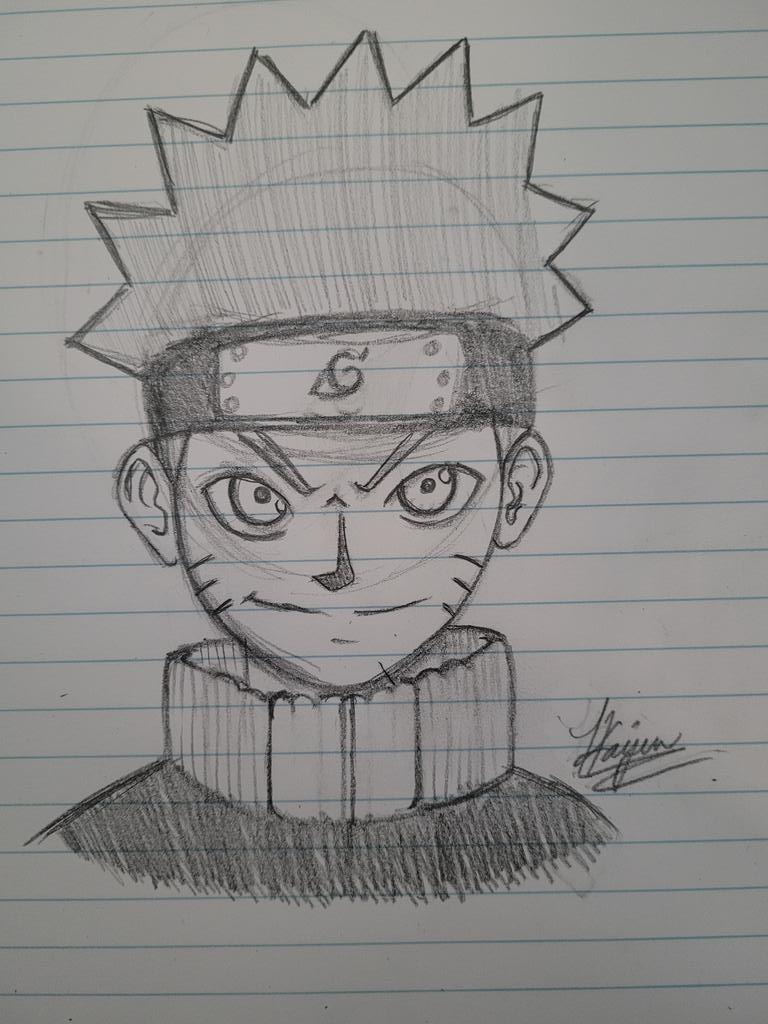 Misfit_Kaijuu's tweet photo. Sketched Naruto for a coworker yesterday 
#breaksketch https://t.co/ACv4q1R7i8