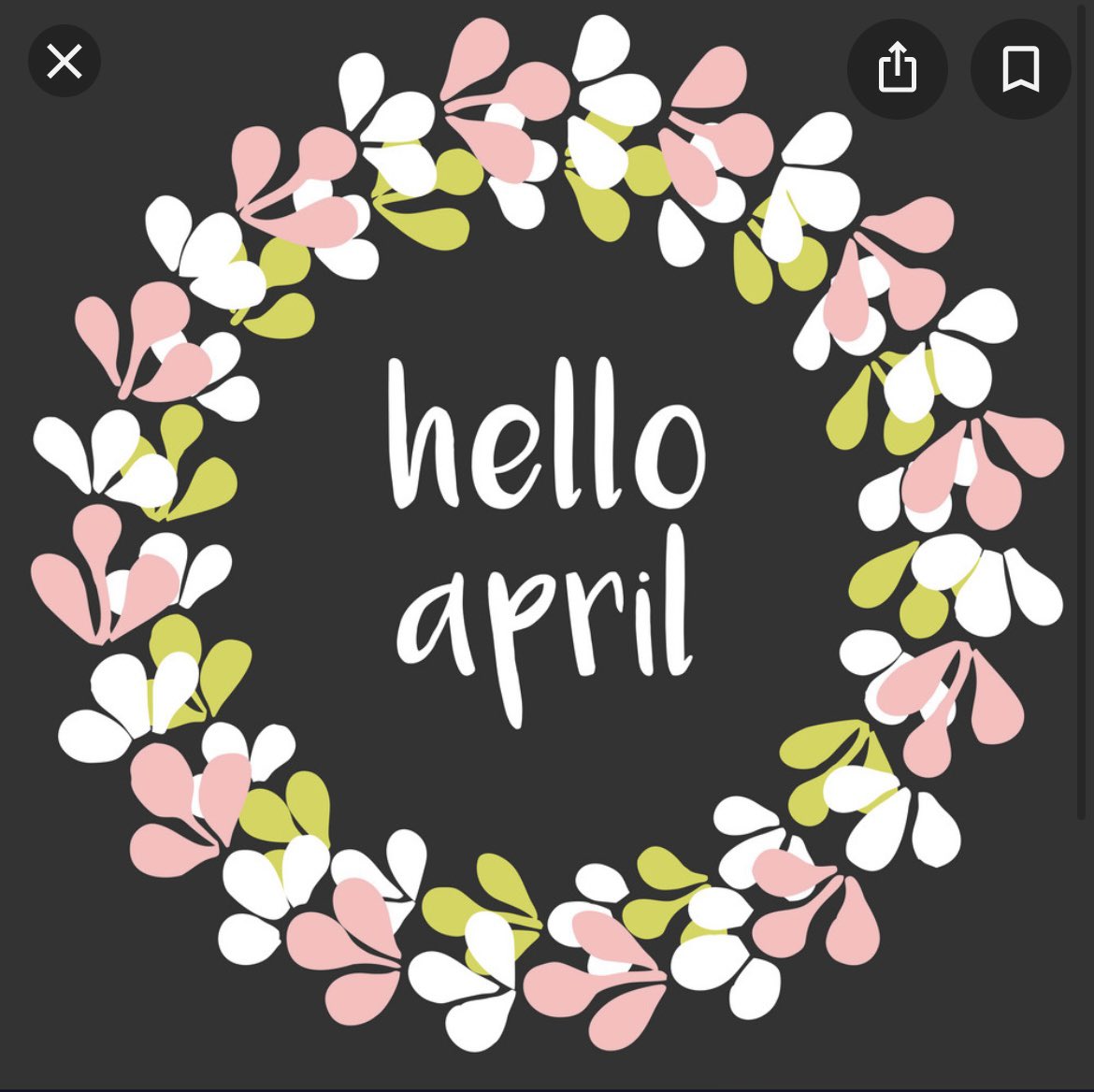 Sarah86pr's tweet photo. Hello April https://t.co/18ScJkONRh