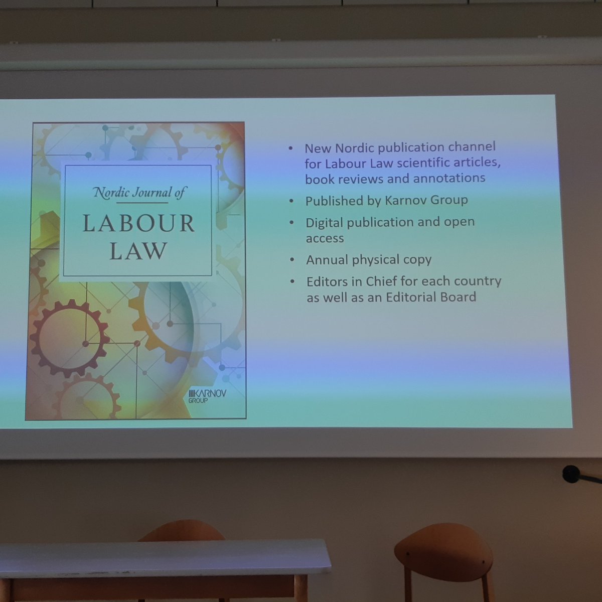 Perfect two days with nordic labour law colleagues @UEFLawSchool/ Helsinki. Good discussions, launching of the new Nordic Labour Law journal, and round table of senior scholars about their experiences in different international organs. 
What a joy to see people! #NNLLS https://t.co/Uy6GQ1vuLj