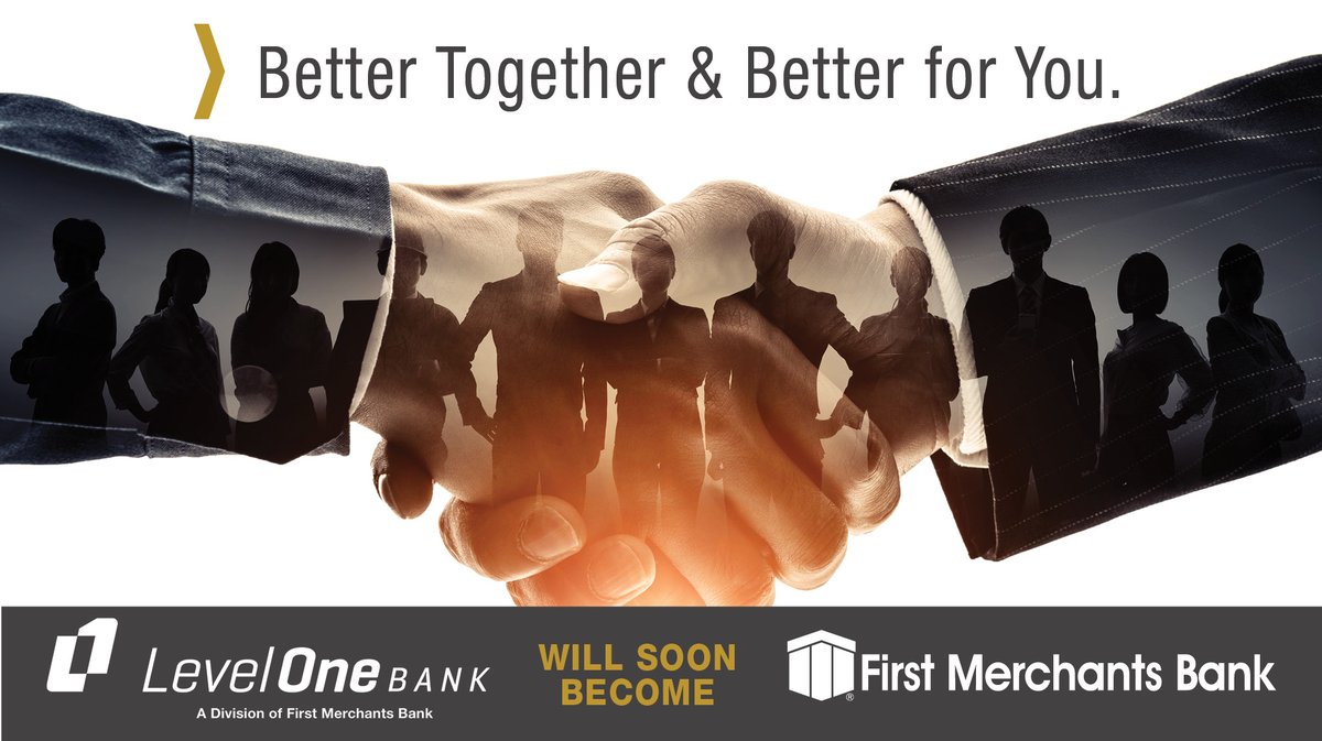 Level One Bank - A Division of First Merchants tweet media