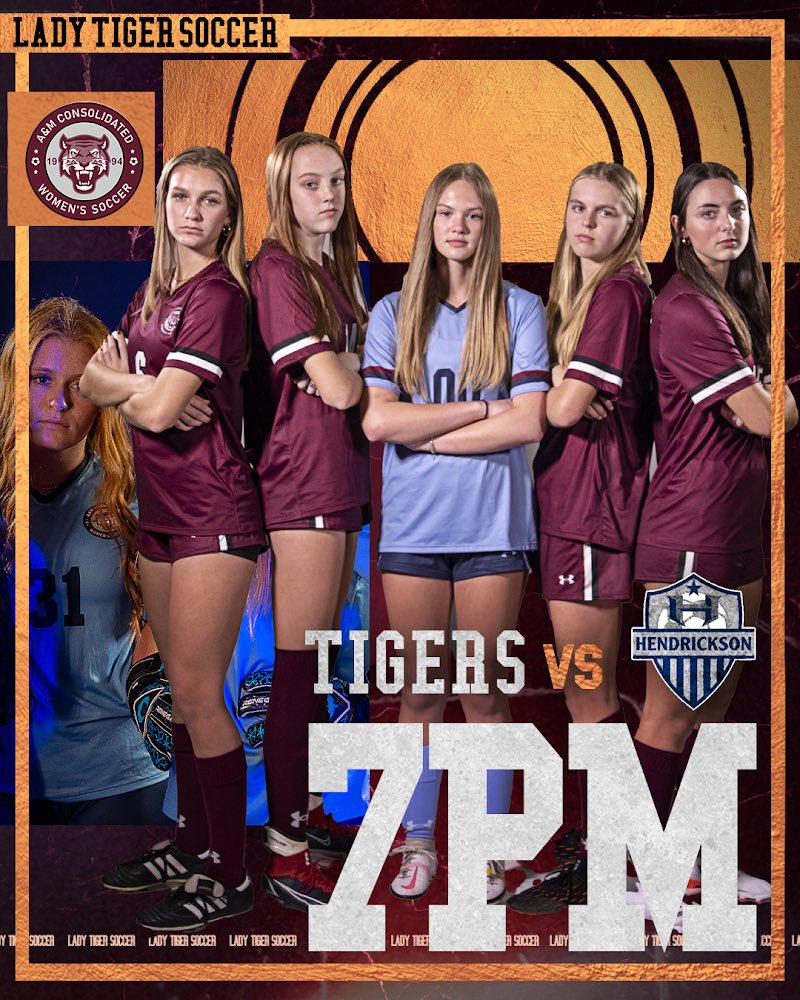 🚨🚨GAMEDAY ALERT🚨🚨

The Regional Quarterfinal is upon us, and the Lady Tigers are ready to rock. 

🆚 Hendrickson
📍Cameron HS
⏰ 7:00 PM
🎟 $3/$5 at Gate

Come out, and be loud—
Friday, Away Game Squad, we need you!!
#1and0 #CTC

<a href="/theroarnews/">The Roar</a> <a href="/amchsAVP/">AMCHS AVP</a> @AMCHSWeb <a href="/LethalSoccer/">Coach Duque</a>