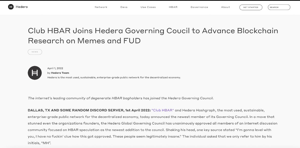 🚨NEW HEDERA GC MEMBER🚨

Bold move by <a href="/hedera/">Hedera</a> to include community members on the governing council! 🤯🤯🚀🚀
We will continue to secure the network!
