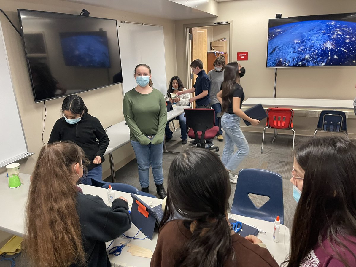ScottSTEM5's tweet photo. The best project of the year! Working together with Mr. Kauffman’s class to create a Mars rover that is coded to stop at different locations on the Mars map! https://t.co/icr3mbSlCv