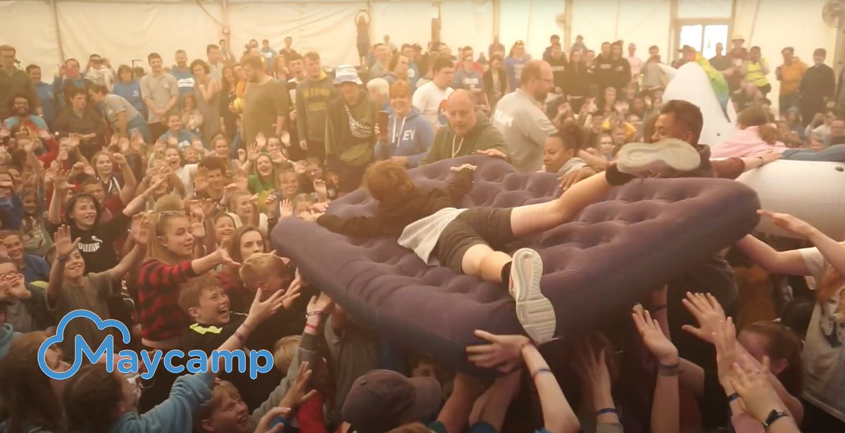 Crazy challenges every day at Maycamp 2022 - Chaos! In our main worship meetings and on our cafe venue stage! Ideas for games? Let us know. Book tickets at maycamp.org/booking
27th to 30th May 
#maycamp #chaos