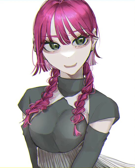 友達の友達をうろ覚えで描きました 