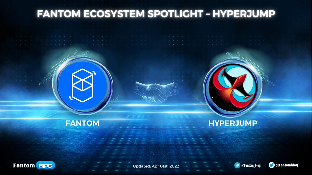 Fantomblog_'s tweet image. 🤩@FantomFDN Ecosystem Spotlight – @Hyperjump_fi 

#HyperJump is an all-in-one #DeFi ecosystem of dApps currently offering safe and stable services to #BNB Chain and #Fantom users😎

More details:
👉fantom.foundation/blog/fantom-ec…

#FantomBlog #FTM $FTM