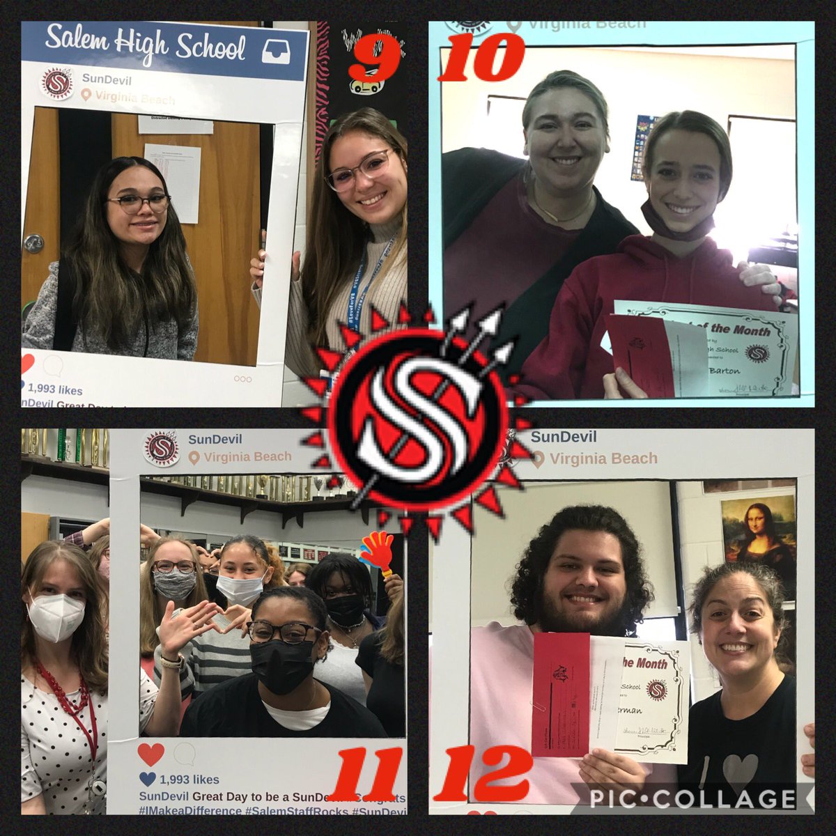 Congratulations to our <a href="/SalemHSVB/">Salem High School VB</a> March Students of the Month! We are so proud of our SunDevils!❤️🖤<a href="/LeeaneTurnbull/">Leeane</a> <a href="/VPAASalem/">Amy Schuiteboer</a> <a href="/vbschools/">VBSchools</a> @MissOyolaPE