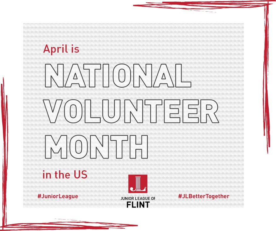 JLofFlint's tweet photo. This National Volunteer Month we want to take a moment to acknowledge the tireless efforts of our Members who dedicate themselves to bringing positive change to our community. We thank you for all of the big and small ways you help our community! #NationalVolunteerMonth #jlflint https://t.co/6OY5YQ0XQb