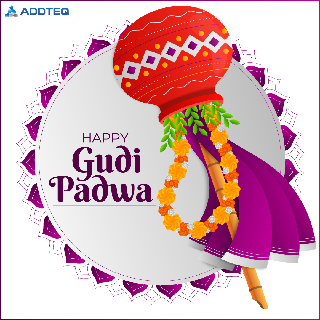 enreap_india's tweet photo. On this auspicious occasion of Gudi Padwa, May you be endowed with Happiness, Health & Wealth.
Addteq wishes your family a 'Happy Gudi Padwa!'
#gudipadwa #happygudipadwa #holiday #weekend #addteqindia #gudipadwa2022 #addteqapac https://t.co/eEUj9yztEK