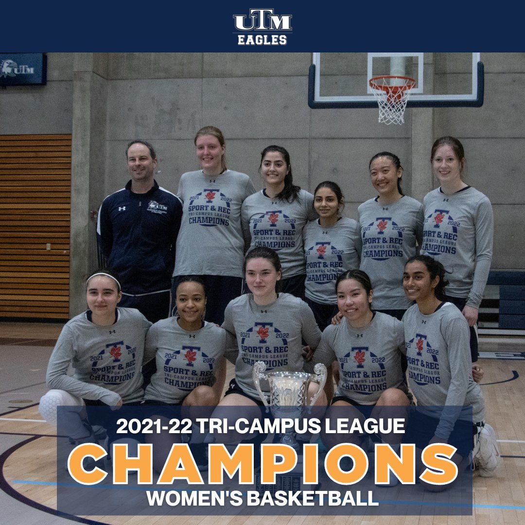 Introducing our 2021-22 Tri-Campus League Women's Basketball Champions. Well done Eagles! 

Join us in the comment section to congratulate our Eagles on an amazing season!