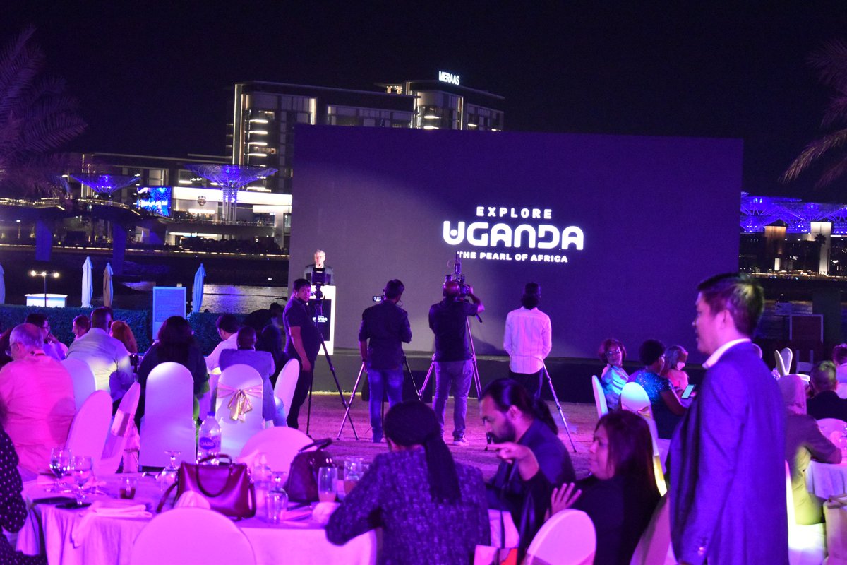 UgandaCoffee_'s tweet photo. Hon. Tom Butime, @LillyAjarova &amp; @ugwildlife  launched #ExploreUganda to tourism stakeholders in Dubai / United Arab Emirates. The business, travel &amp; investment opportunities presented by the #DubaiExpo2022 to brand &amp; market 🇺🇬 to the world are beginning to unfold. https://t.co/wFpxclfrY2