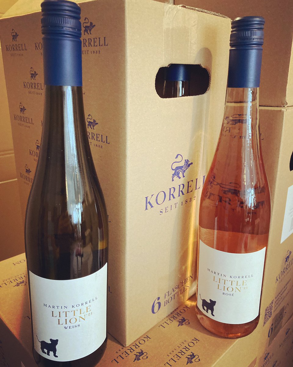 Wilde Tiere an Bord 🦁
#LittleLion in Weiß und Rosé 
#wein #wine #food