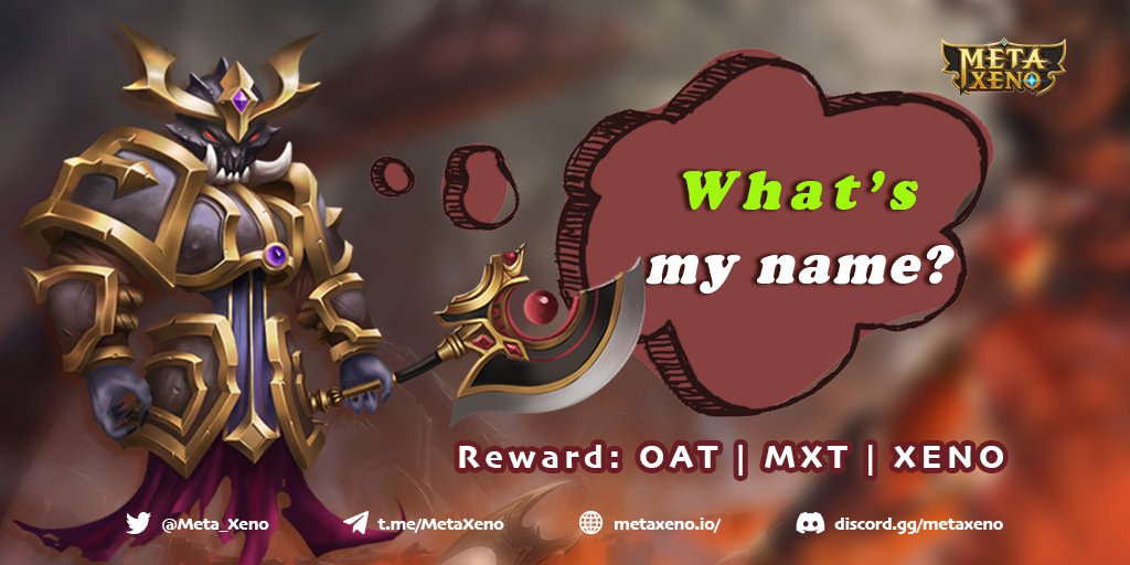 Clashofnft's tweet photo. 🧚‍♂️#Metaxeno Hero Naming Contest.

💰Rewards: #OAT NFT &amp; 10,000 #MXT &amp; #XENO 

⏰Event duration: 1st-6th April 1pm (UTC)

👇Check @ProjectGalaxyHQ link to participate in the event.
https://t.co/hXADL4YMB5

#GameFi #Metaverse #Airdrop #Giveaways https://t.co/BhoV0afEMr