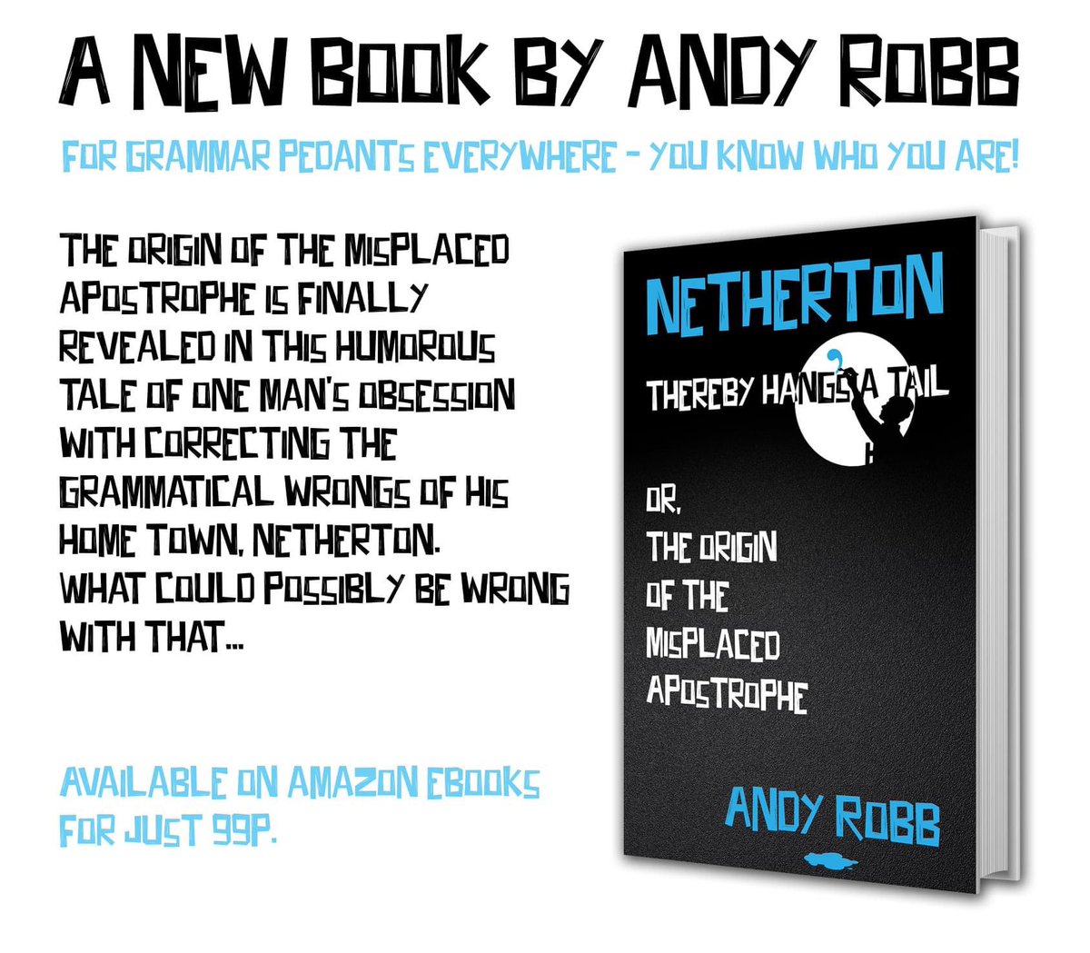 imposterophe's tweet image. Something a little bit different. To download your copy from Amazon head to amzn.to/3tWzsor And, of course, if you do enjoy it then a review would be much appreciated @AndyKRobb #grammar #pedant #apostrophe