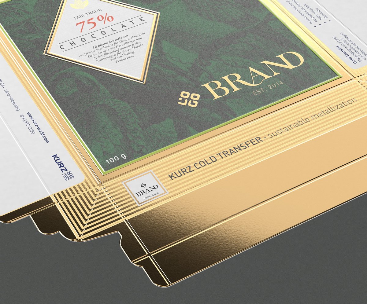 KURZUSA's tweet photo. Set your brand up for success with KURZ KPS SX+ cold transfer product! KPS SX+ delivers the cleanest results and enables you to meet the aesthetic demands of the packaging design market.

#Kurzusa #coldtransfer #packagedesign #brand #gold https://t.co/uzZiAUqghH
