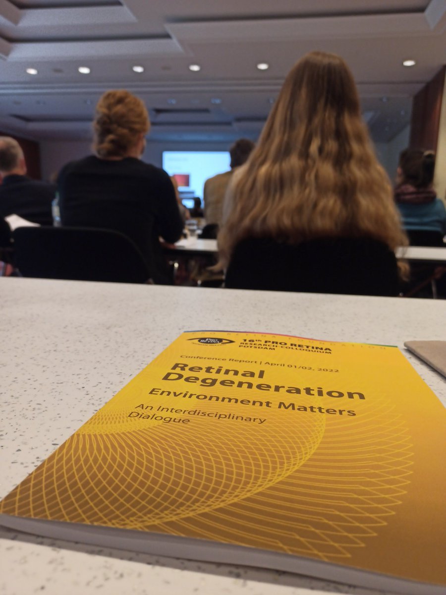 Amazing to see so many great results from the first funding period of #spp2127 at <a href="/ProRetinaDe/">ProRetinaDE</a> #potsdammeeting and to be able to see so many members of first and second funding period again!