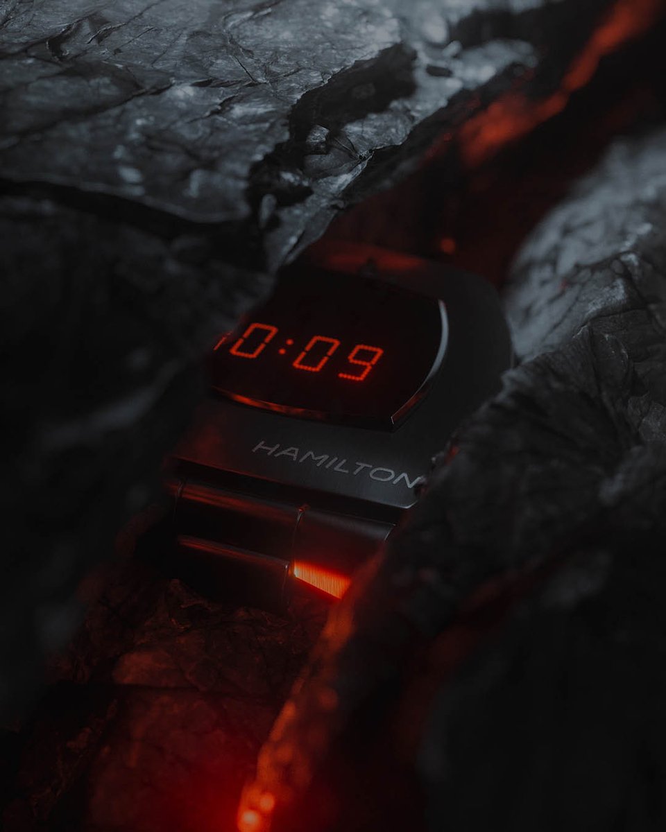hamiltonwatch's tweet photo. A computer for your wrist! What could have been April Fools’ Day jokes in 1970 are commonplace only 50 years later. Turn fiction into reality with our PSR Digital Quartz: https://t.co/TmoWbVLlZu #hamiltonwatch #hamiltonPSR (Ref. H52404130) https://t.co/JwoVlEIegO