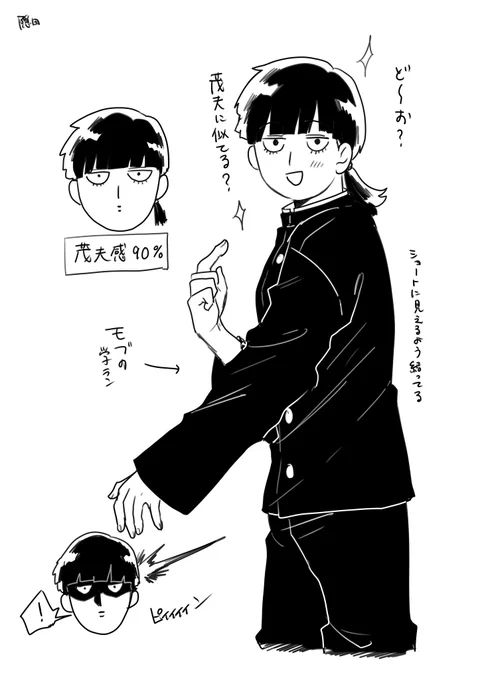 ※夢らくがき
※顔ガッツリ夢主

彼👕はロマン 