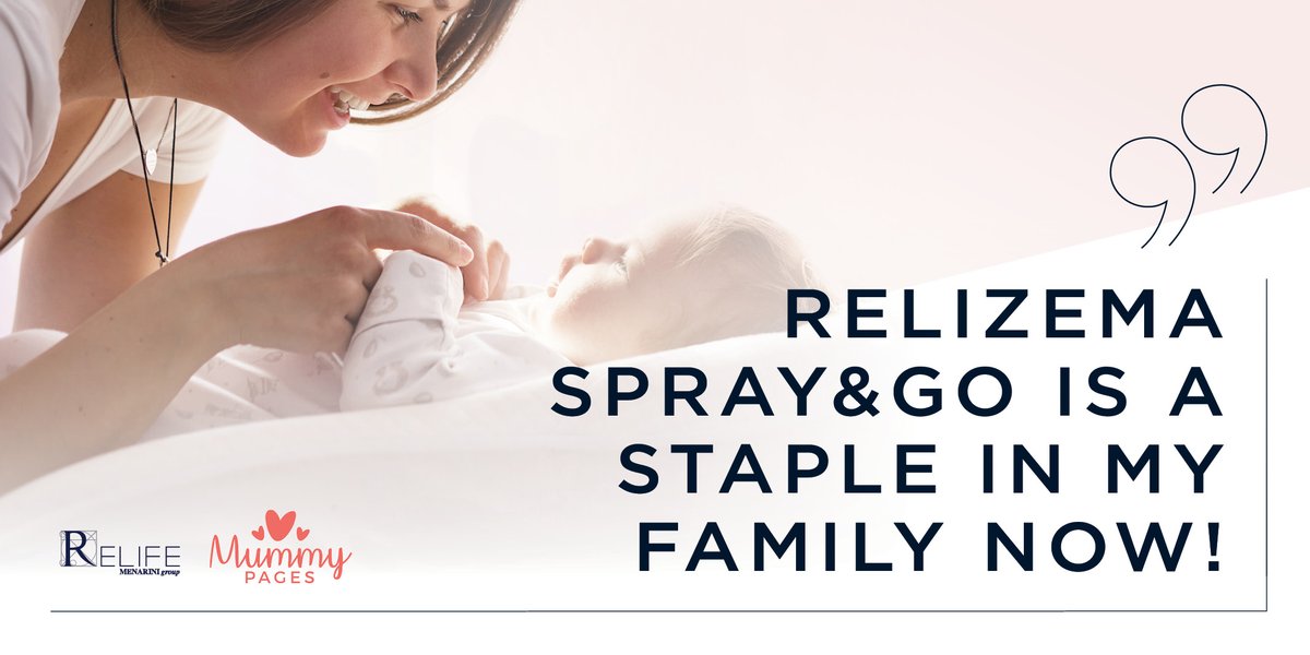 RELIFEIrl's tweet photo. As an eczema sufferer myself, it is reassuring that Relizema is dermatologically-formulated, especially for baby’s skin, says @MummyPages mum, Catherine. #Relizemababycare #Relizemaspray&amp;go #relifestories #RELIFEskin #Relizema  #eczema #dermatitis #dryandsensitiveskin https://t.co/z6MhnRDfYN